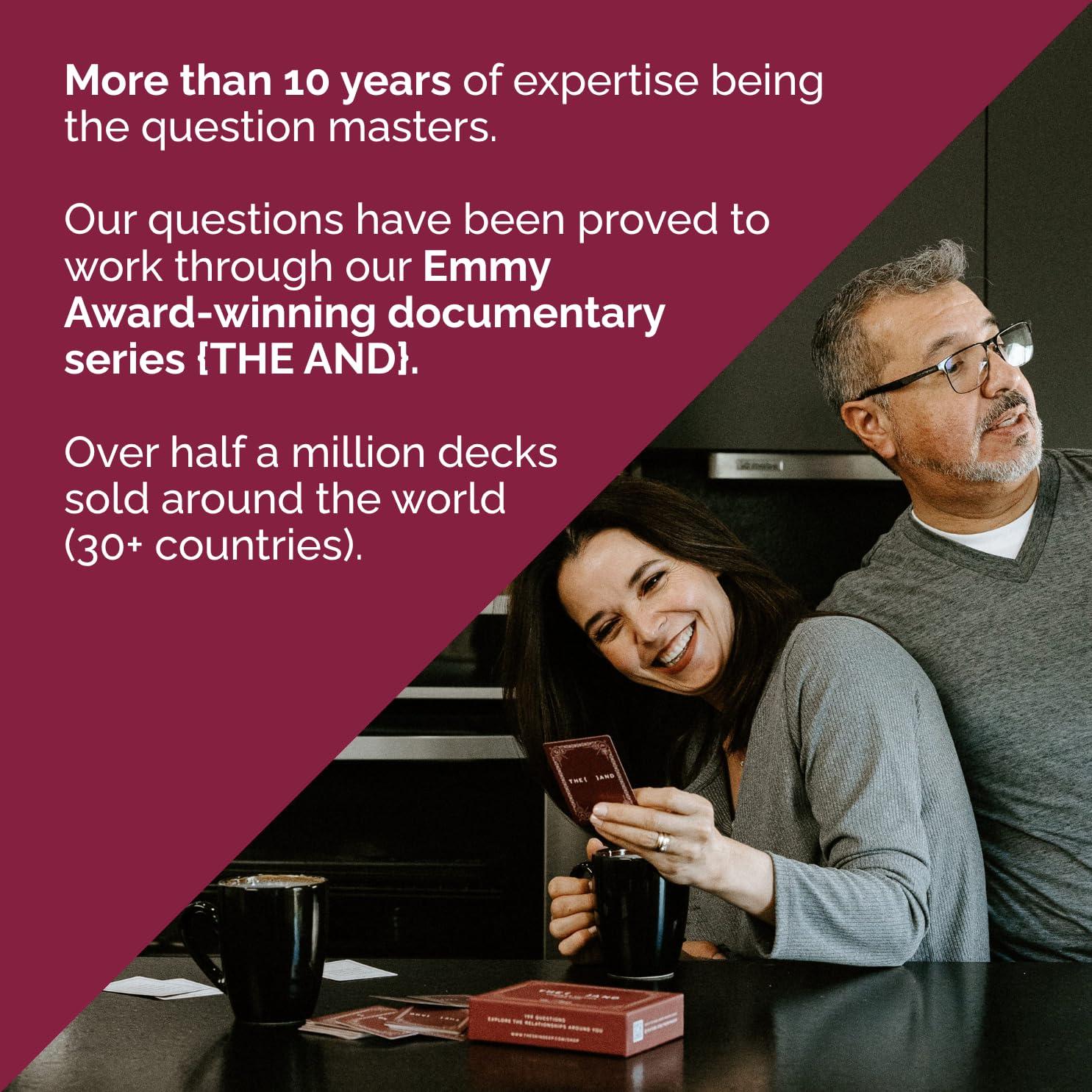 {THE AND} {THE AND} Long Term Couples Edition - 199 Meaningful Conversation Cards for Couples - Questions to Reconnect & Deepen Relationships - Couples Card Game to Reflect & Rediscover Love by The Skin Deep