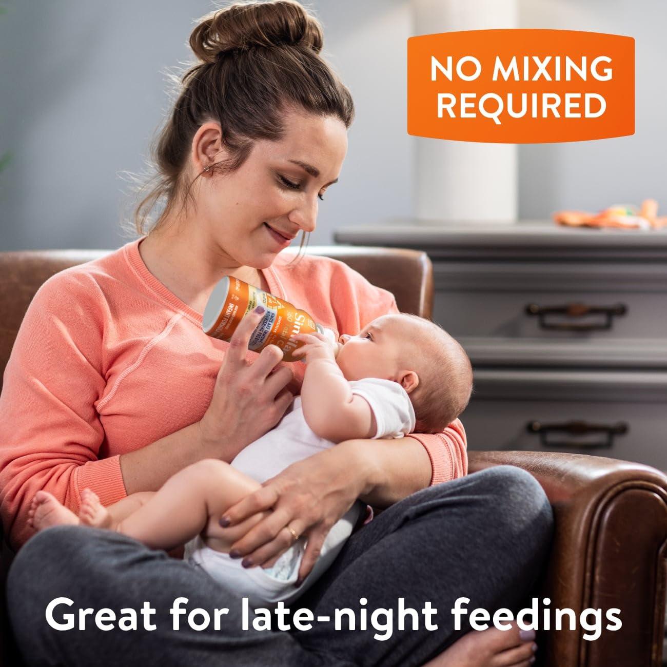 Similac Similac 360 Total Care Sensitive Infant Formula for Fussiness & Gas Due to Lactose Sensitivity, Has 5 HMO Prebiotics, Non-GMO, Baby Formula, Ready to Feed, 8-fl-oz Bottle, Pack of 24