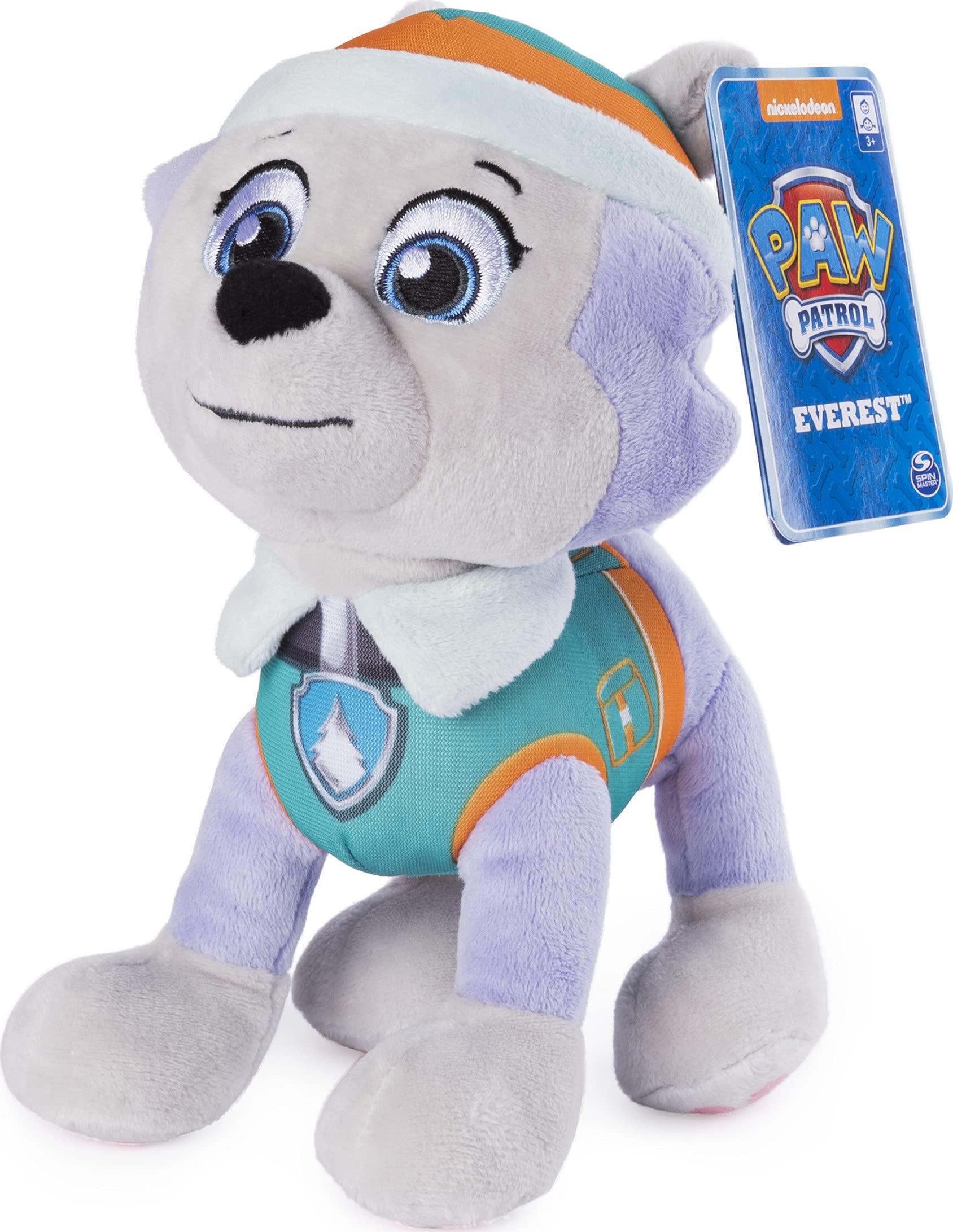 Paw Patrol Paw Patrol, 8" Everest Plush Toy, Standing Plush with Stitched Detailing, for Ages 3 & Up