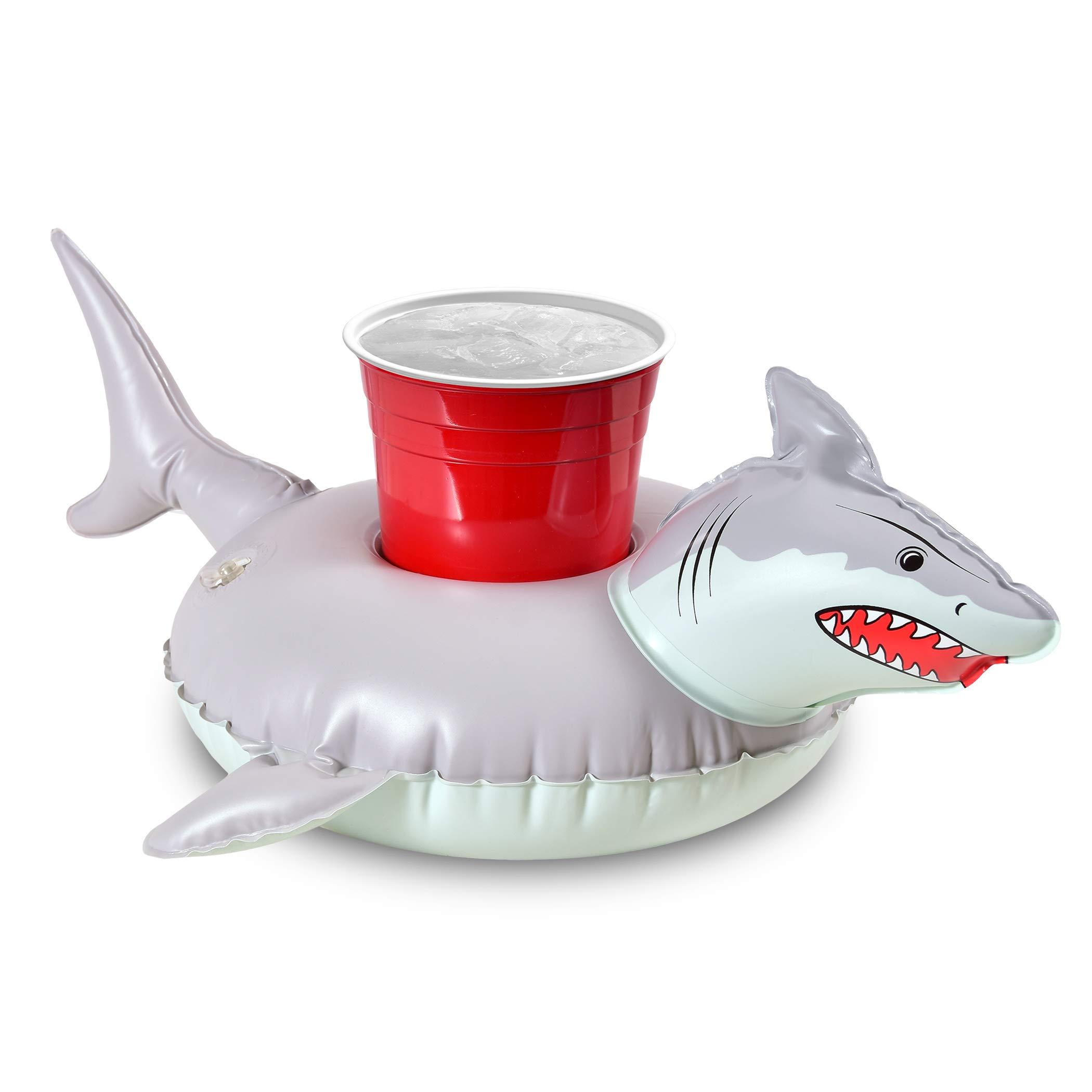GoFloats GoFloats Inflatable Pool and Hot Tub Drink Holders (3 Pack) (Choose - Unicorn, Flamingo, Palm Tree and More)