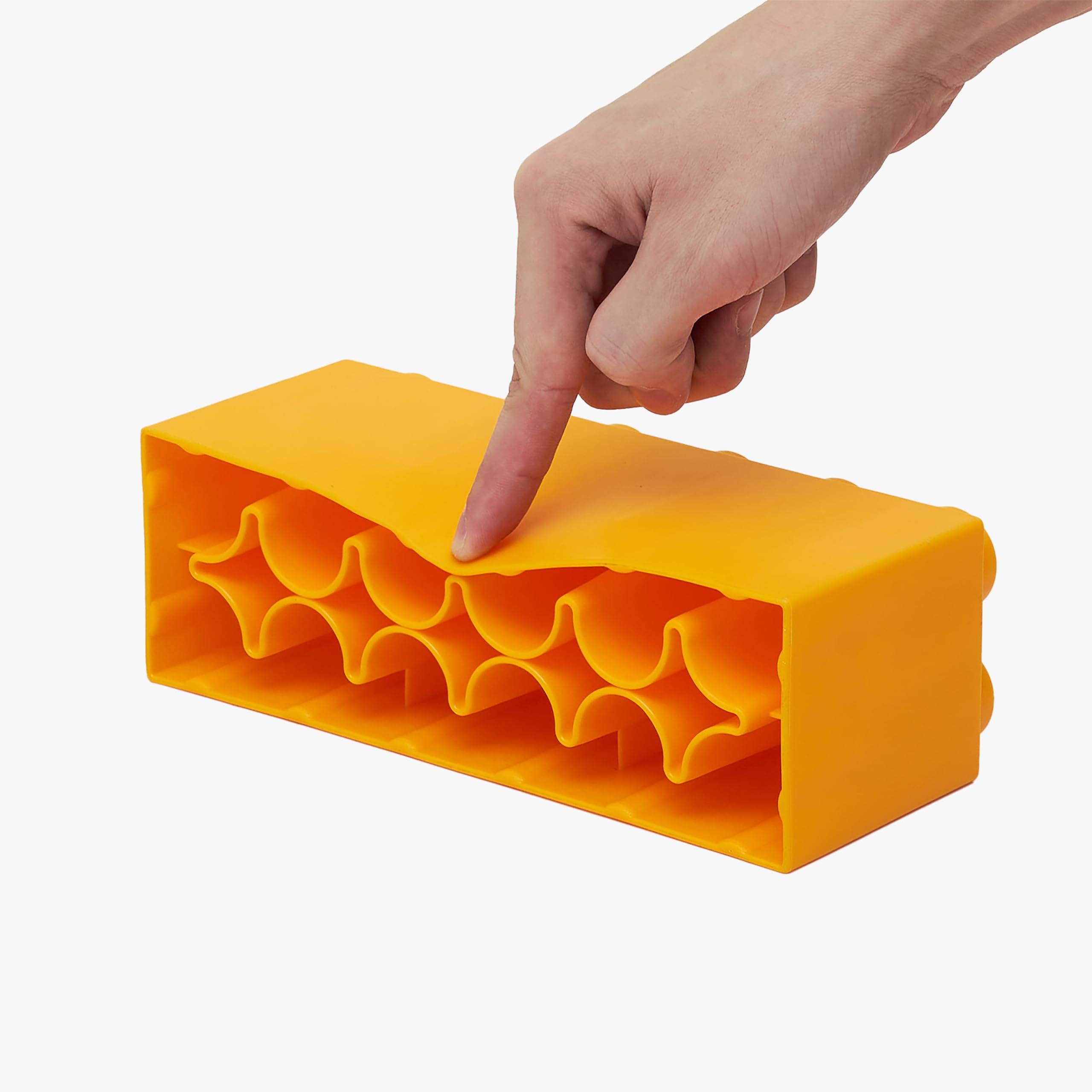 UNiPLAY UNiPLAY Giant Plump Toddler Soft Building Blocks - 48-Piece Stacking Set for Early Cognitive Development and Creative Play - Ages 3 Months+