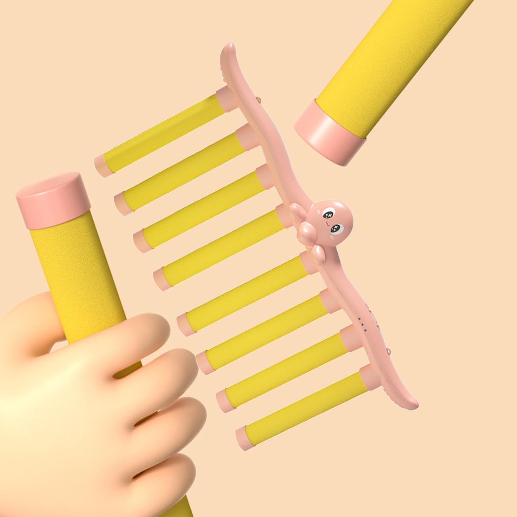 Generic Reflex Challenge Game, Drop Sticks Game, Reaction Training Toy, Hand Eye Coordination Training Catching Sticks Game, Game Stick Reflex Training, 3 Speed Adjustable Control, USB Rechargeable (Color D)