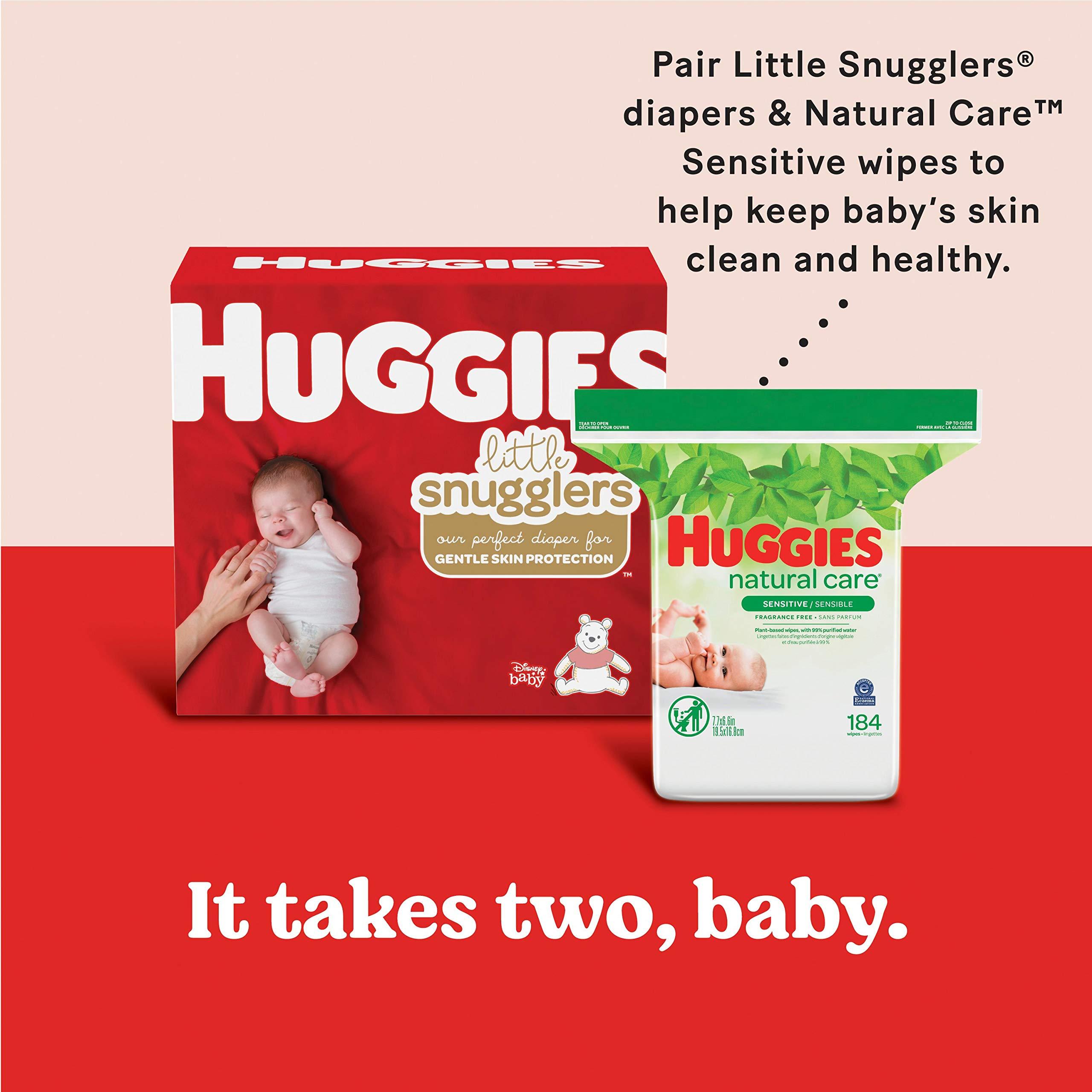 HUGGIES Huggies Little Snugglers Baby Diapers, Size Newborn, 72 Ct