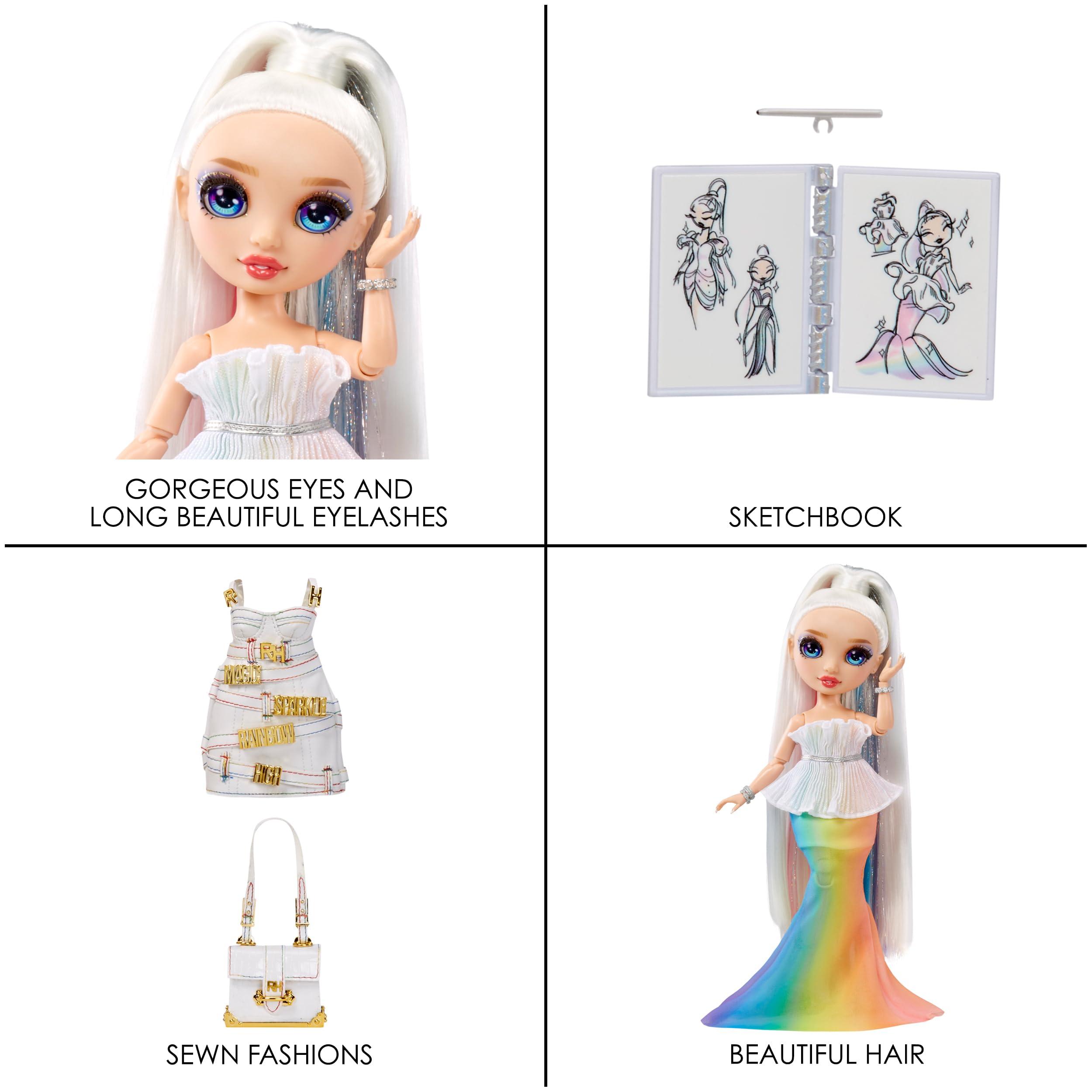 Rainbow High Rainbow High Fantastic Fashion Amaya Raine Rainbow 11 Fashion Doll and Playset with 2 Complete Doll Outfits, and Fashion Play Accessories, Great Gift for Kids 4-12 Years Old