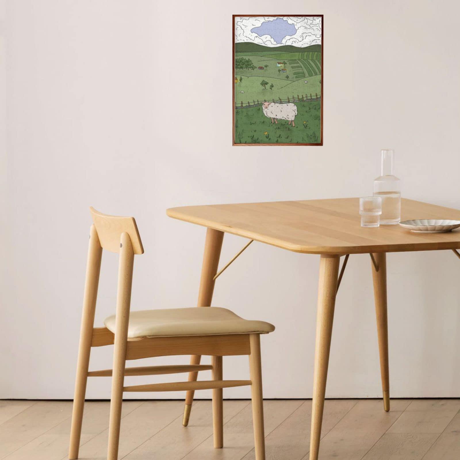 Adorable Blue Rose Sheet Music - 500 Piece Jigsaw Puzzle - A Gift Choice to Improve Hands-On Skills and Patience (Comes with Clear Pattern) for Casual Fun During Boring Holidays