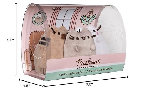 GUND GUND Pusheen Family Gathering Collector Set of 3 Plush Stuffed Animal Cats