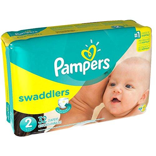 Pampers Pampers Swaddlers Diapers, Size 2, 32 Count