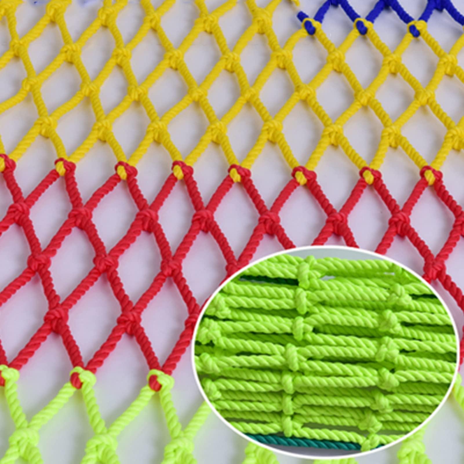AWSAD AWSAD Pet Safety Nets Color Nylon Decorative Nets Clothes Hanging Nets Stairs Balcony Kindergarten Protective Nets Children Climbing Safety Nets Hemp Rope Nets