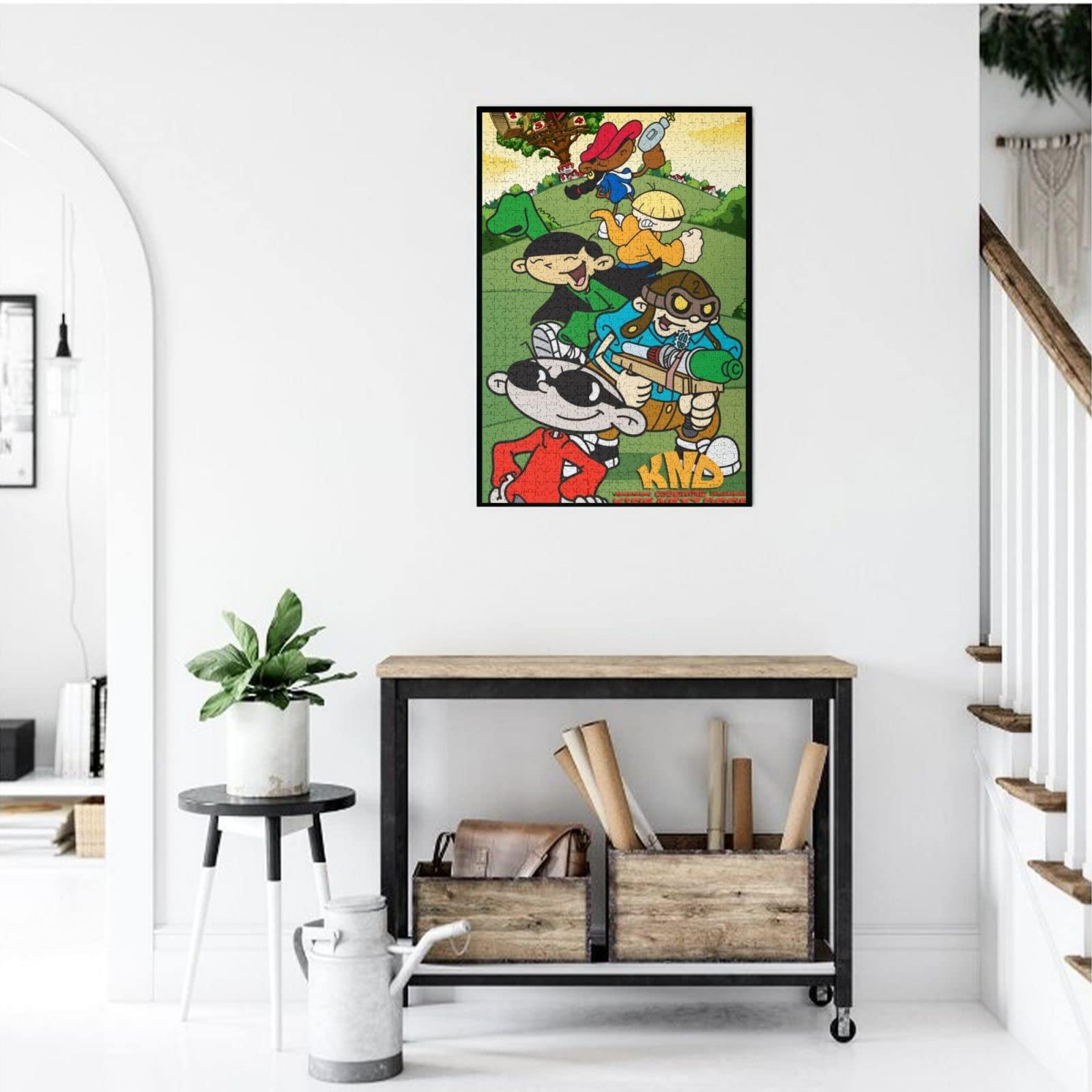 DHOUTSL DHOUTSL Jigsaw Puzzle Codename Kids Anime Next Door 1000 Piece Wooden Puzzle for Adults Educational Games Gift Jigsaw