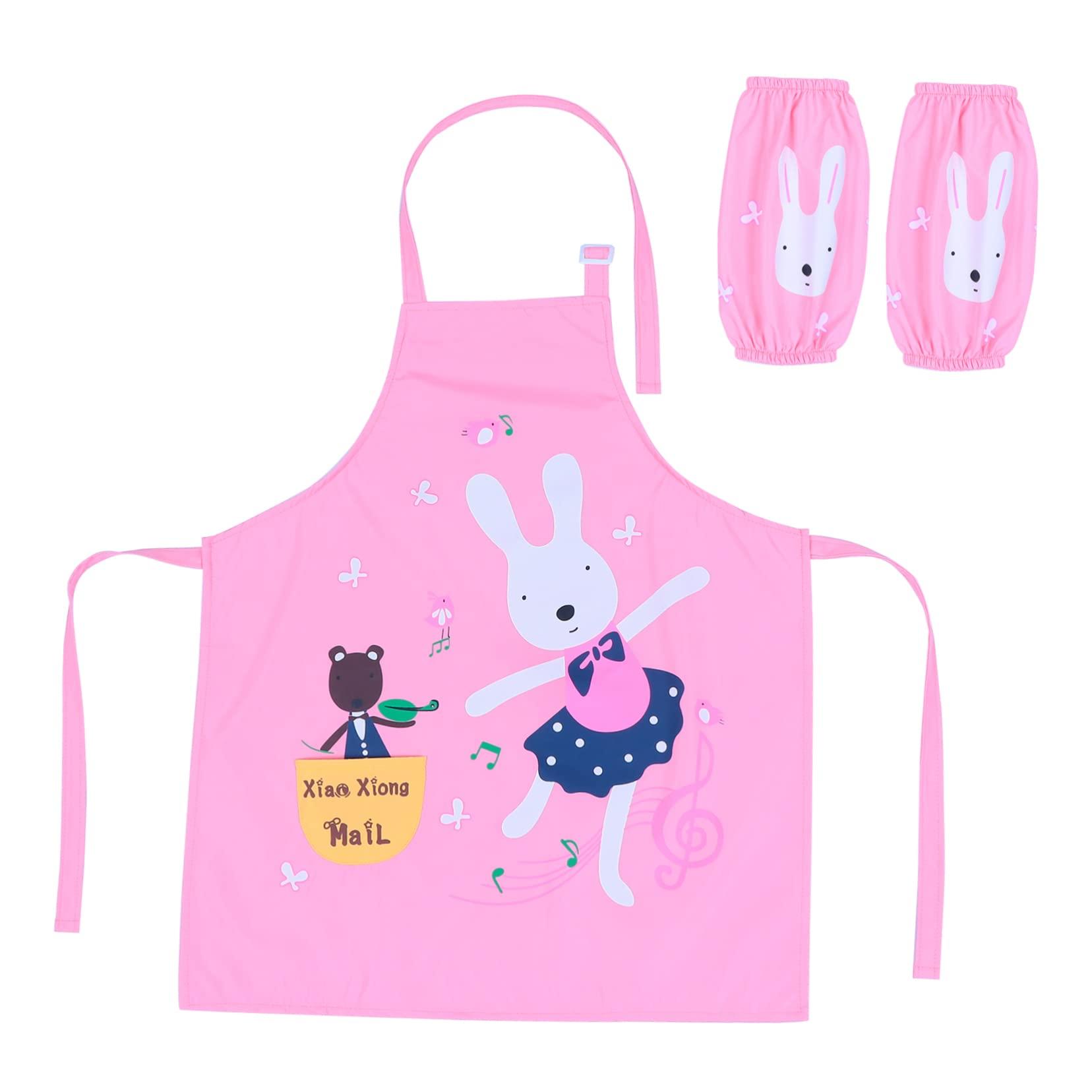 Hemoton Hemoton 1 Set Apron Aprons for Cleaning Apron Arm Sleeves for Chef Apron Art Smock Aprons Painting Smock Mirror Painting Apron Polyester