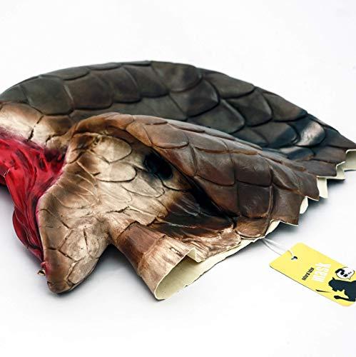 Creepy Party Creepy Party Cobra Costume Novelty Halloween Costume Party Latex Animal Cobra Head Mask Snake