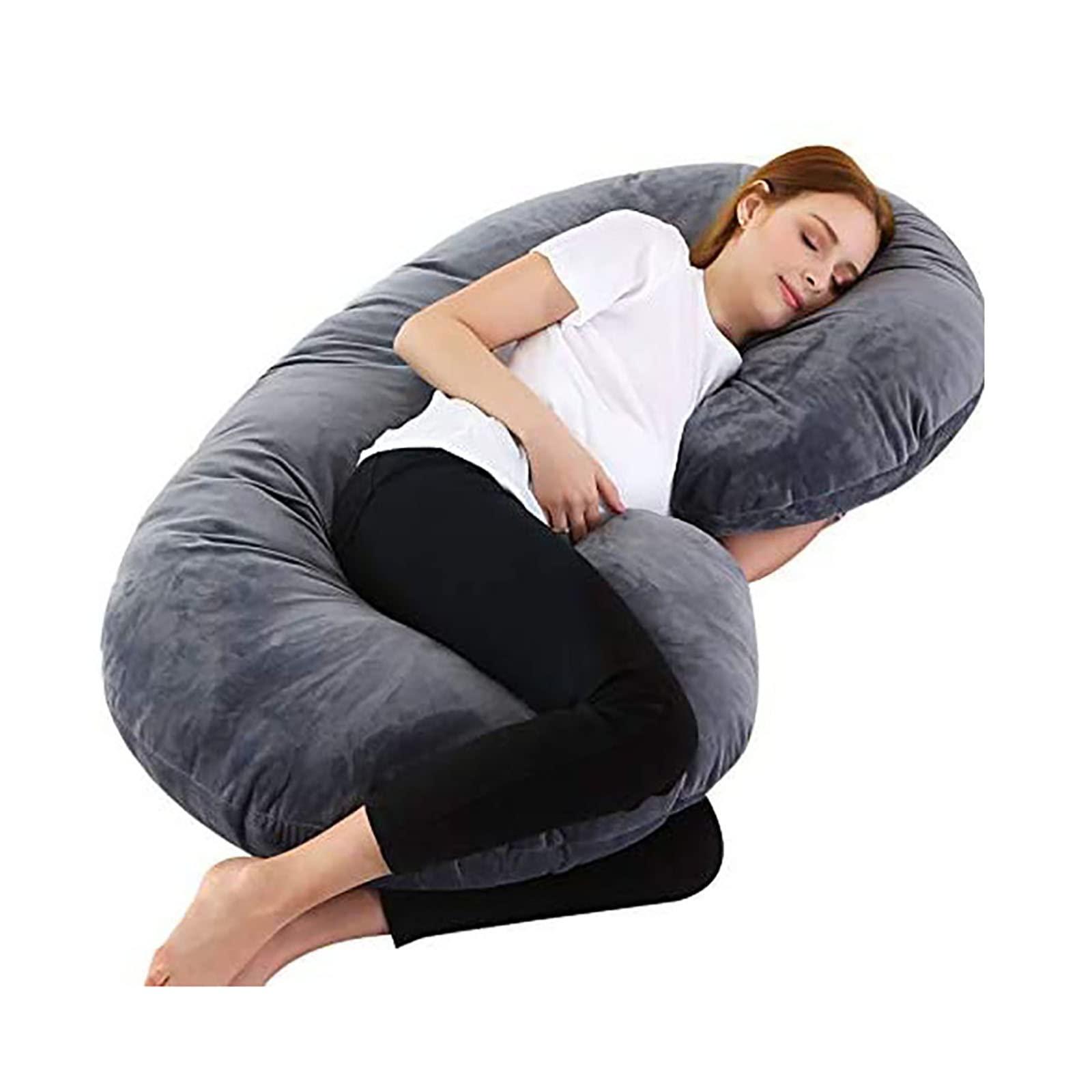 adsfvjndjcvdjcnjzsd Full-Body Pillow for Pregnant Women has a Removable and Washable Cover to Support The Pregnant Woman's Body