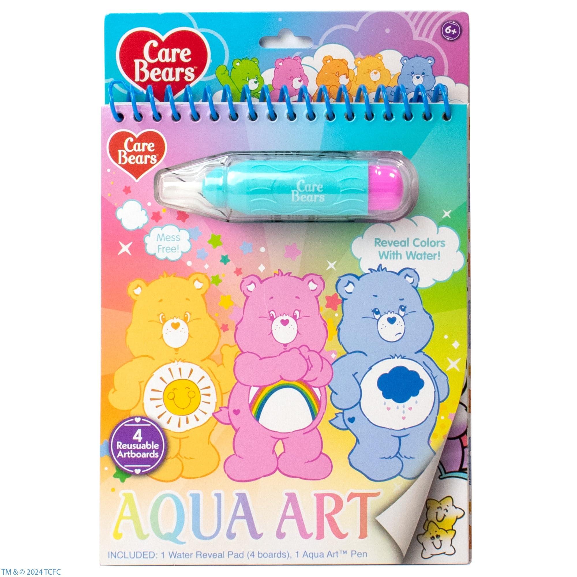 Horizon Group USA Care Bears Aqua Art, Paint With Water Books for Kids, Reusable Water-Reveal Activity, Mess Free Coloring for Toddlers, Fun Toddler Toys, Road Trip Activities For Kids, Airplane Toys For Toddlers 1-3