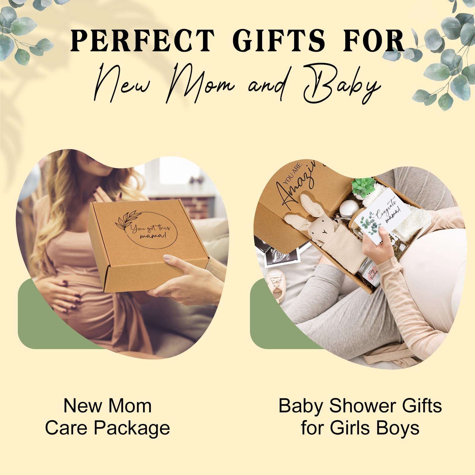 iAOVUEBY New Mom Gifts, Baby Shower Gifts for Expecting Mommy to Be, New Mom Care Package After Birth, Post Partum Essentials Self Care Package for Women, First Time Pregnancy Birthday Christmas Gifts