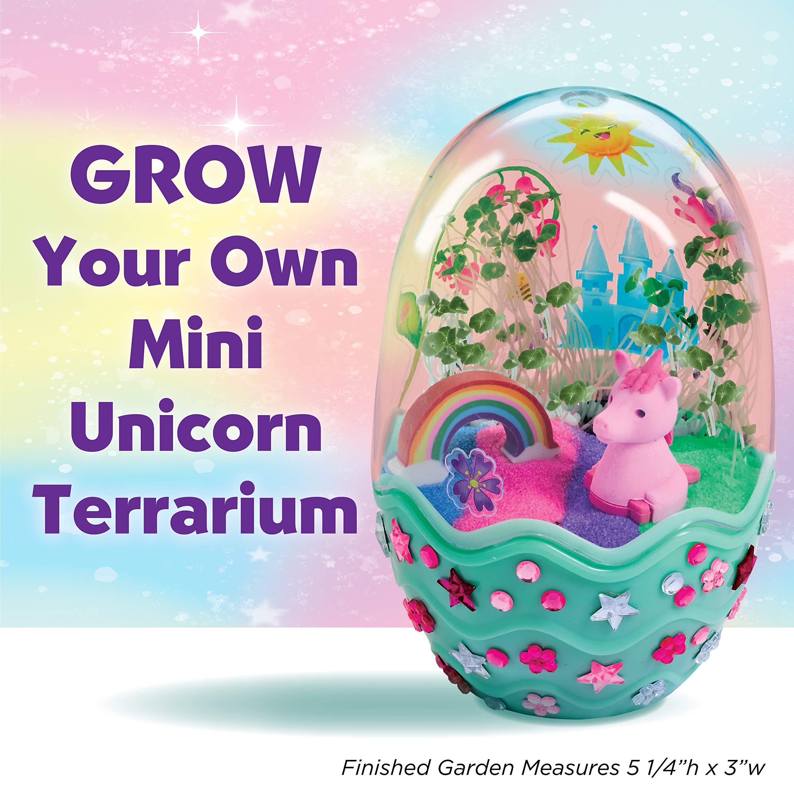 Creativity for Kids Creativity for Kids Mini Garden: Magical Unicorn Terrarium Kit - Unicorn Gifts for Girls, Kids Crafts and Unicorn Toys Ages 6-8+,Unique Gifts for Kids