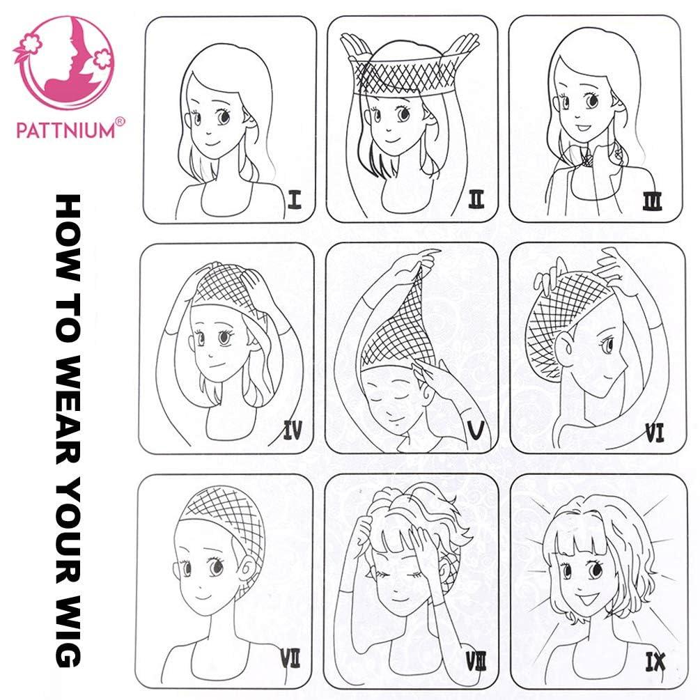 PATTNIUM PATTNIUM Kids Purple Wig Long Wavy Purple Wig with Bangs for Child Girls Dark Purle Synthetic Wig with Wig Cap