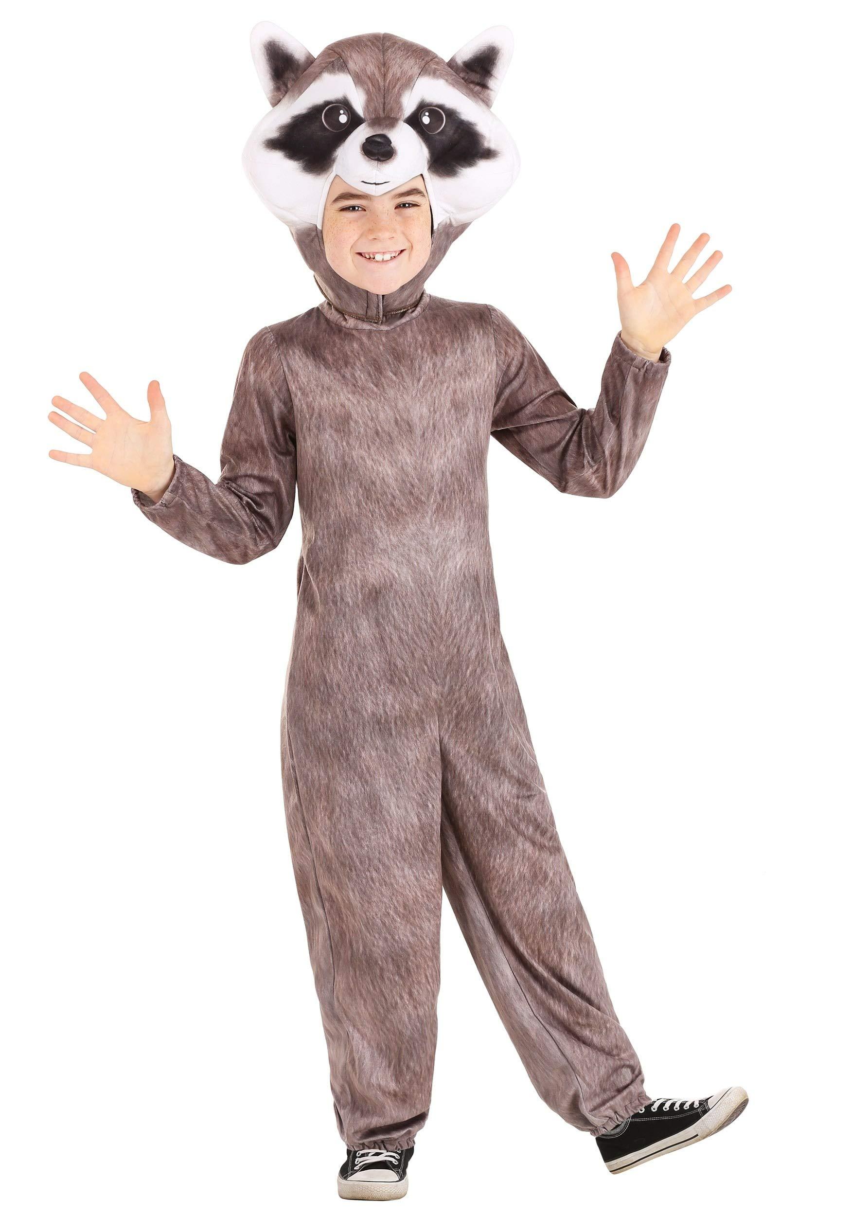 Fun Costumes Fun Costumes Realistic Raccoon Kid's Costume Small