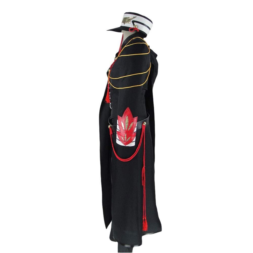 QILONG Code Geass Code Black in Ashford Lelouch Lamperouge Lelouch vi Britannia Cosplay Costume2532 (Male S)