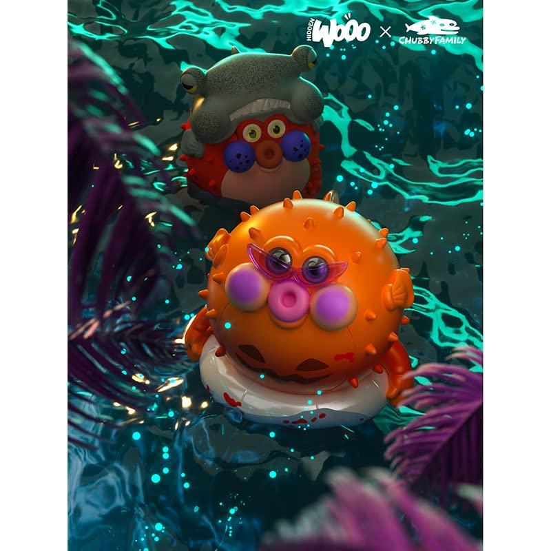 (Hidden Wooo) HIDDEN WOOO x CHUBBY FAMILY CHUBBYPOPO Ocean Series ORIGIN VER. PVC Trading Figure, Box of 9