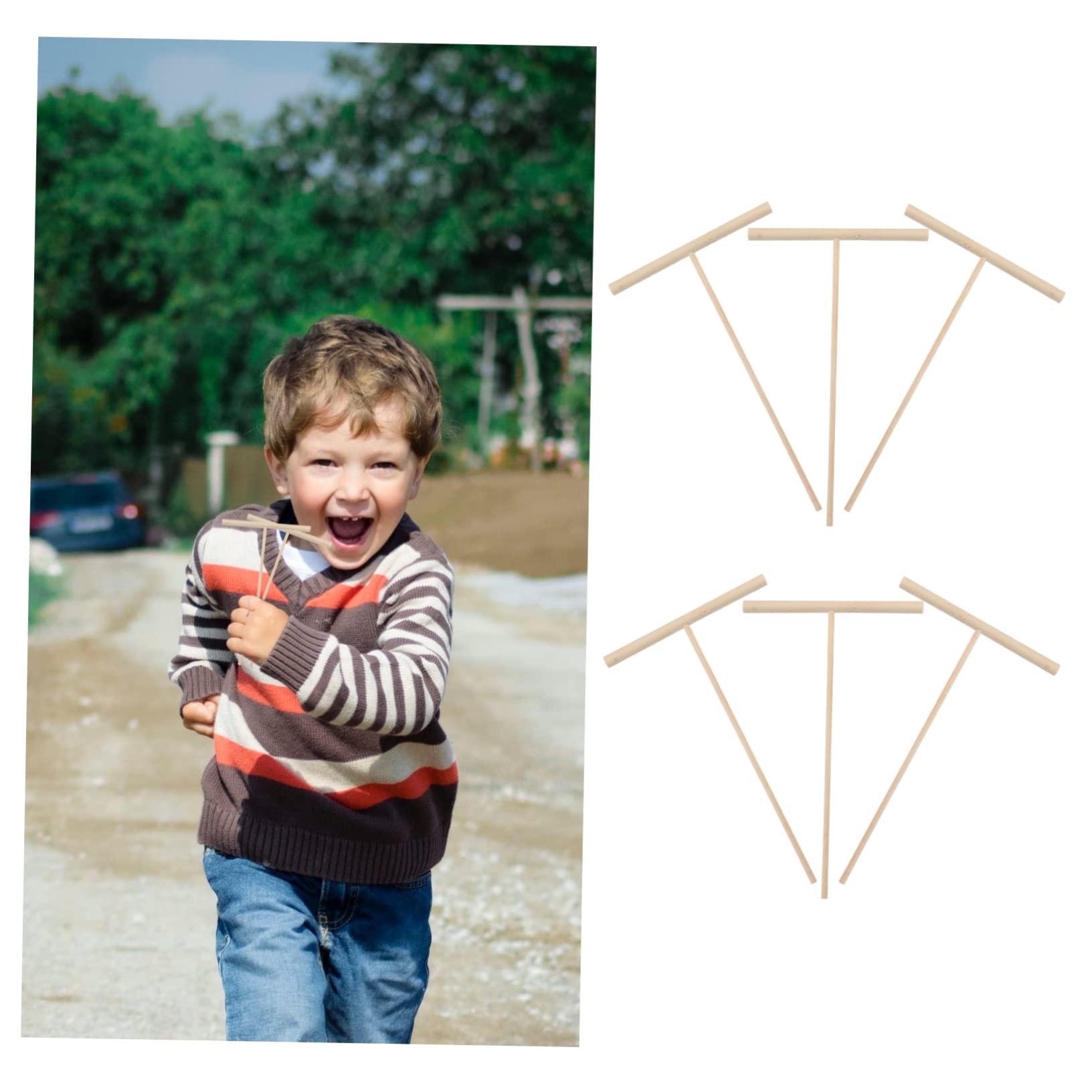 Vaguelly 18 Pcs T-type Bamboo Rake Creative Crafts Decorative Bamboo Crafts Mini Rake Toys Creative Rake Crafts Decorative Rake Crafts Sand Table Accessories Mini Bamboo Rakes