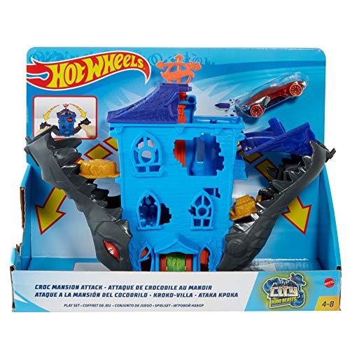 Hot Wheels Croc Mansion Attack Playset Multi GJK91