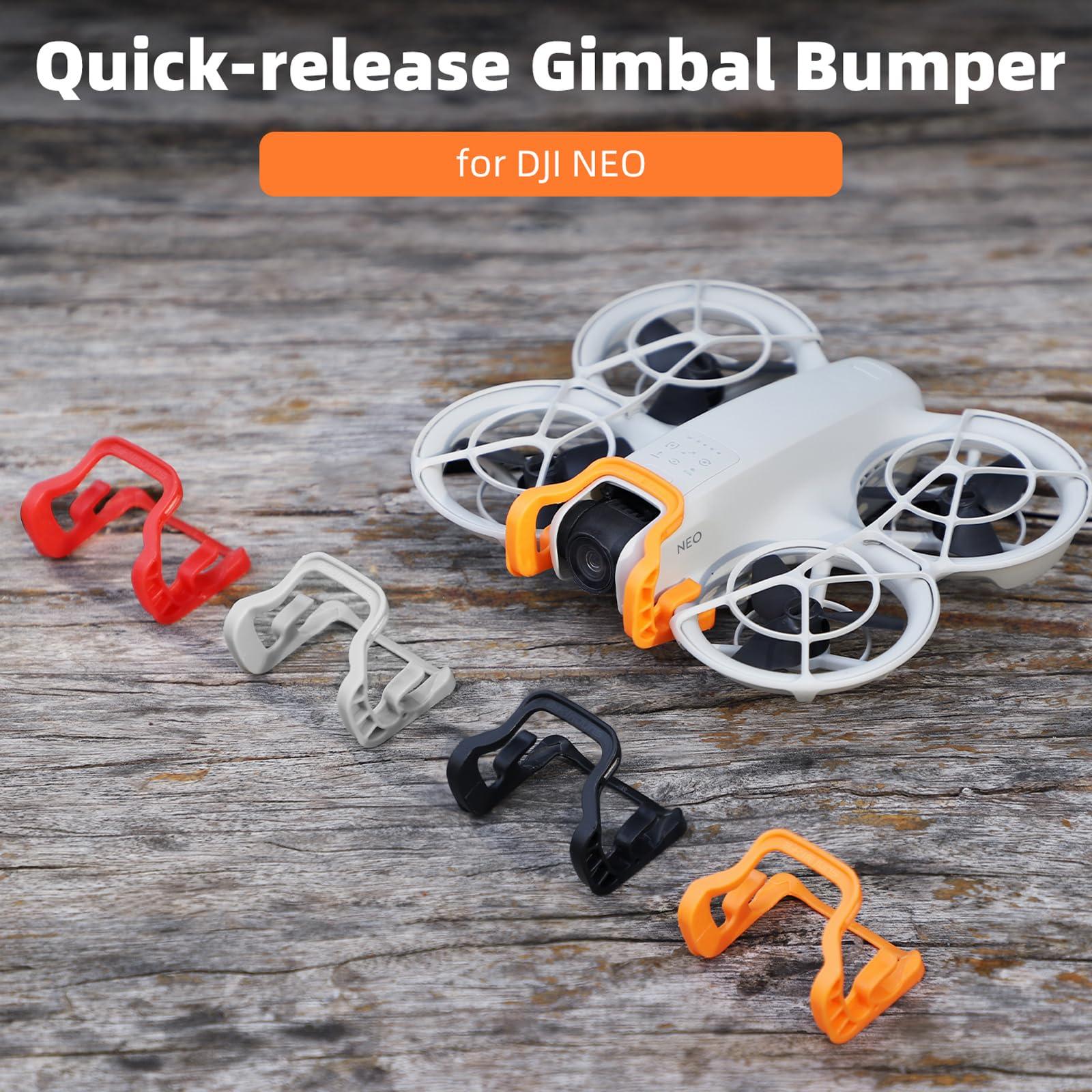 FSIDIWT FSIDIWT Gimbal Bumper Guard for DJI Neo Accessories, Anti-Collision Lens Protection Guard Bar for DJI Neo Drone Camera (Grey)