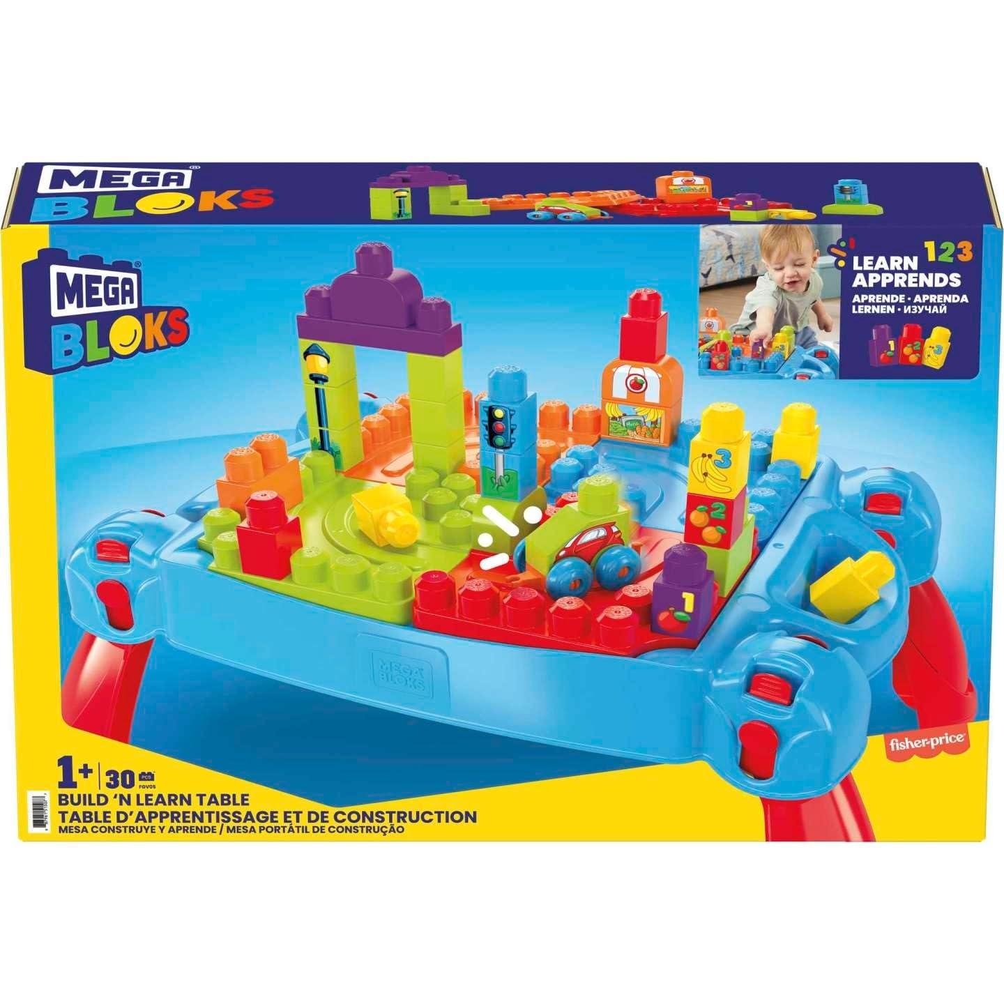 Mega Mega Bloks Build 'n Learn Table
