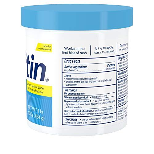 Desitin Desitin Daily Defense Baby Diaper Rash Cream with Zinc Oxide to Treat, Relieve & Prevent diaper rash, Hypoallergenic, Dye-, Phthalate- & Paraben-Free, 16 oz