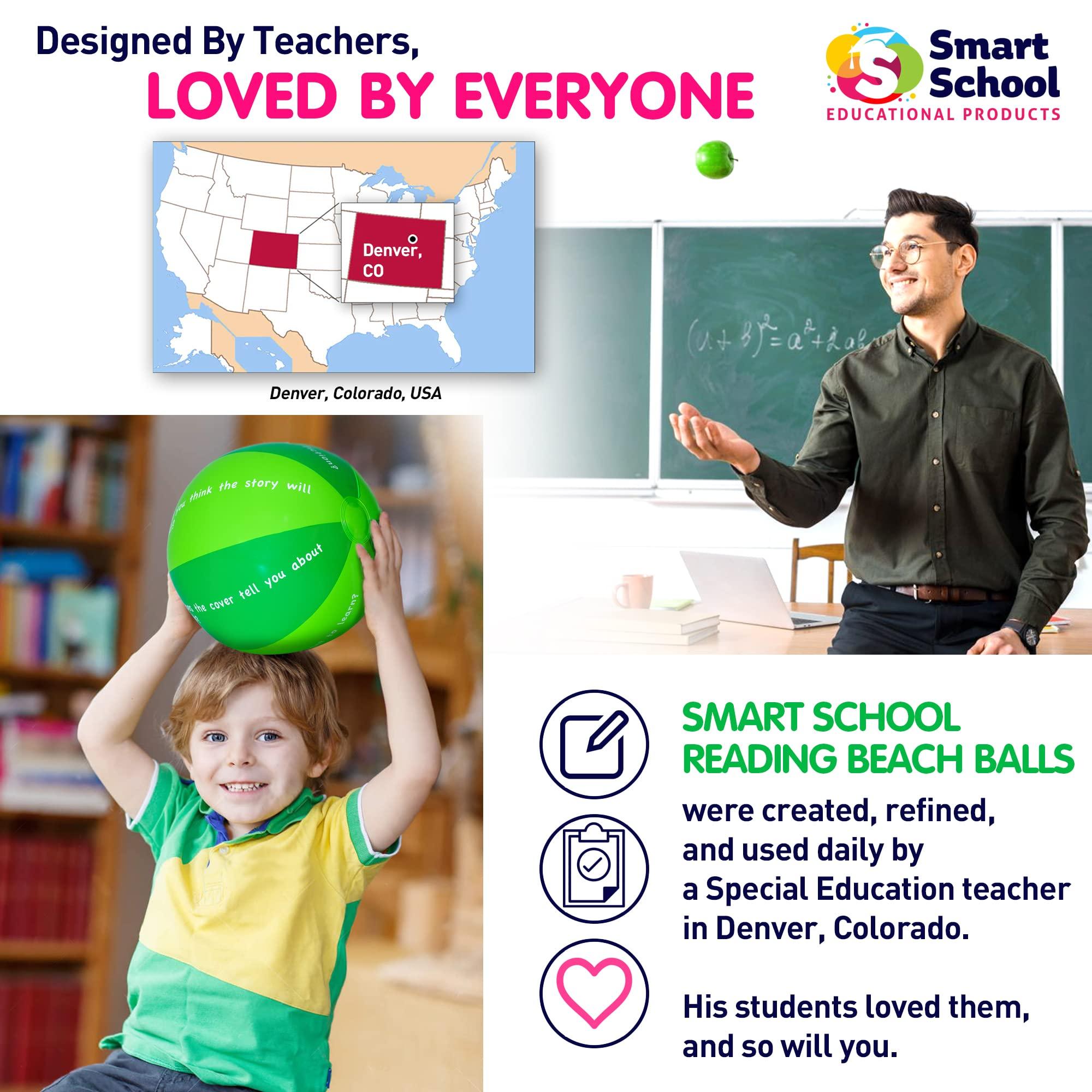Smart School Educational Products Smart School Educational Products Classroom Beach Ball Game, Conversation Starter or Reading Comprehension (Conversation Starter)