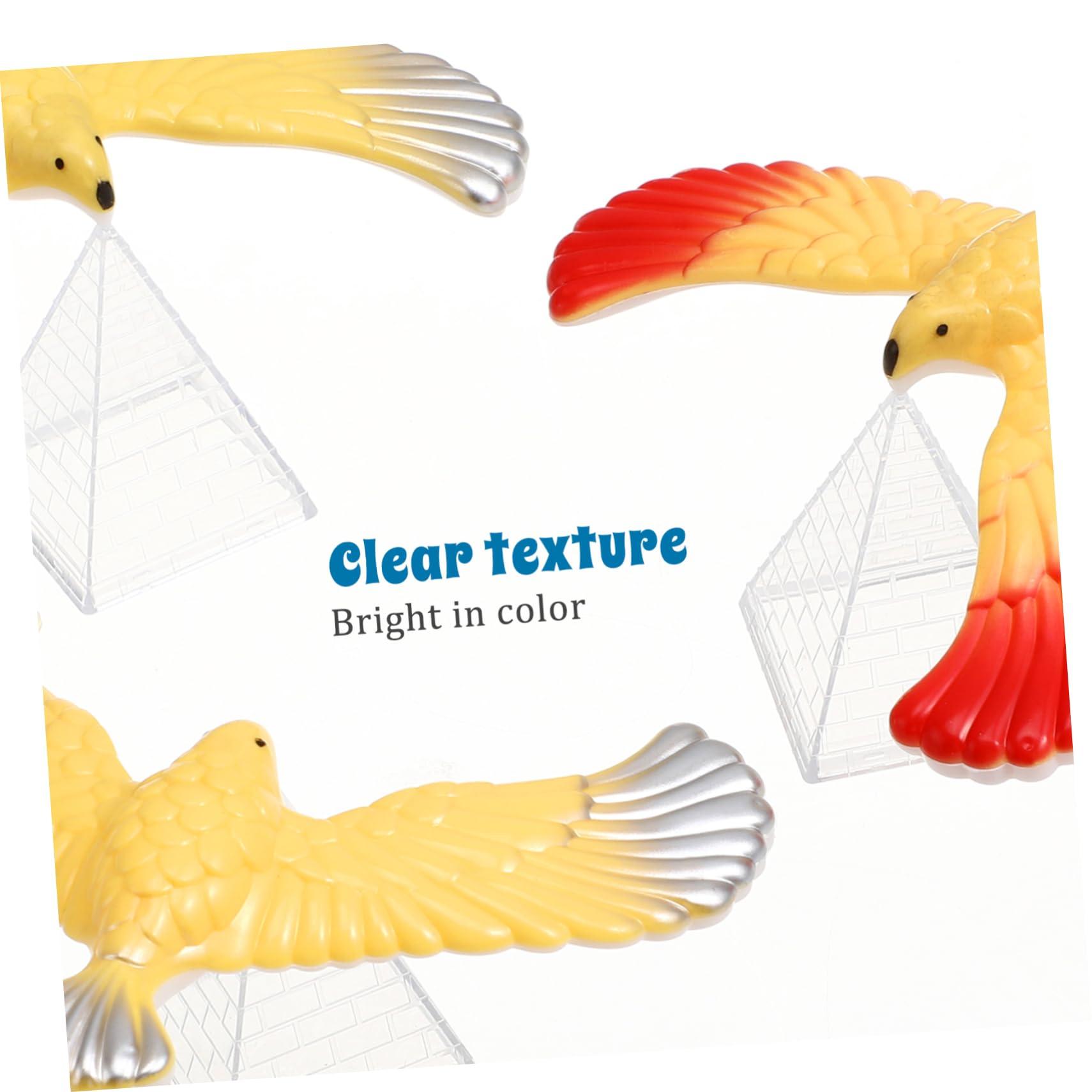 Alasum 12 Pcs Balance Bird Toy Novelty Trick Owl Balancing Gravity Bird Balancing Balance Finger Bird Puzzle Beak Chain Pyramid Balance Eagle Children Balancing Eagle Plastic