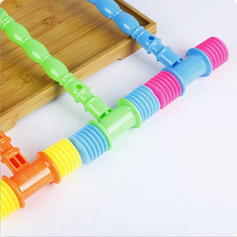 Toyvian Toyvian 12 Pcs Squeaky Squeaking Hammer Pounding Toy Plastic Whistle Sound Toy for Boys and Girls Clown Carnival Circus Birthday Party Favors Random Color