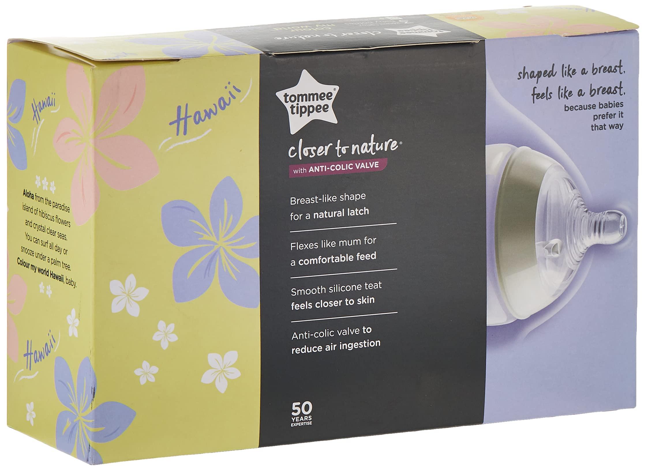 Tommee Tippee Tommee Tippee Colour My World 3 x 260ml Bottles