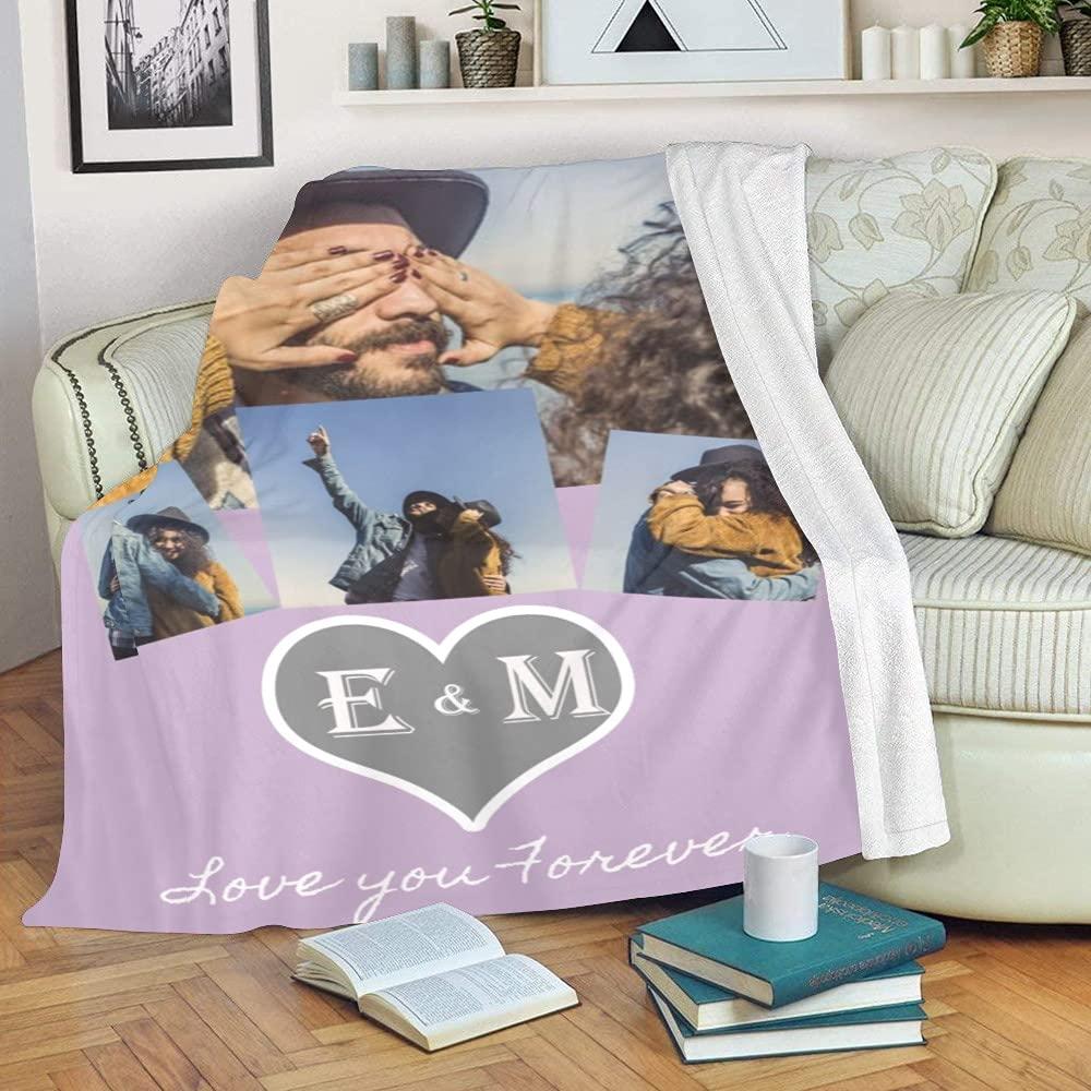 Dr.TOUGH Dr.TOUGH in Loving Memory Photo Blanket Personalized Blankets with Pictures and Name Customized Memorial Blanket Custom Blanket (30 x 40)
