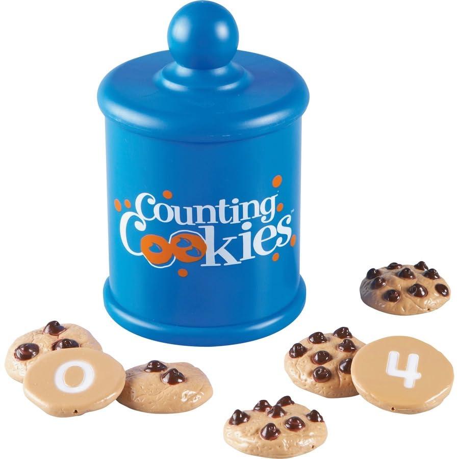 Learning Resources Learning Resources Smart Counting Cookies - 13 Pieces, Ages 18+ Months Toddler Counting & Sorting Skills, Toddler Math Learning Toys, Play Food for Toddlers, Chocolate Chip Cookies