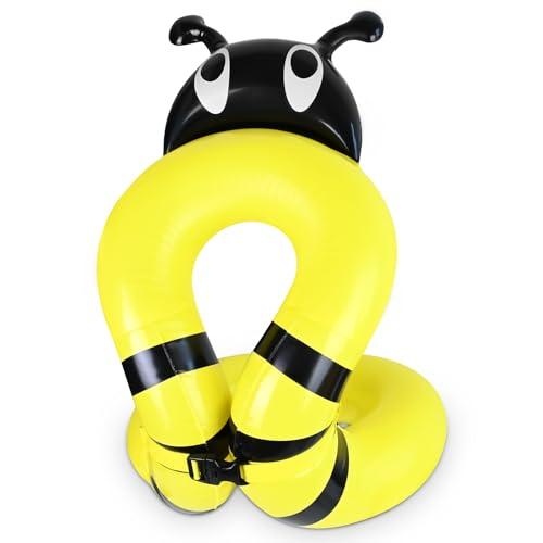 Hyfoo Hyfoo Kids Swimming Bee Floaties for Boys and Girls 3-6yrs Old,Inflatable Swim Vest Sea for Children Beach Pool Learn to Swim Floaty for Weight 33-50lbs Pool