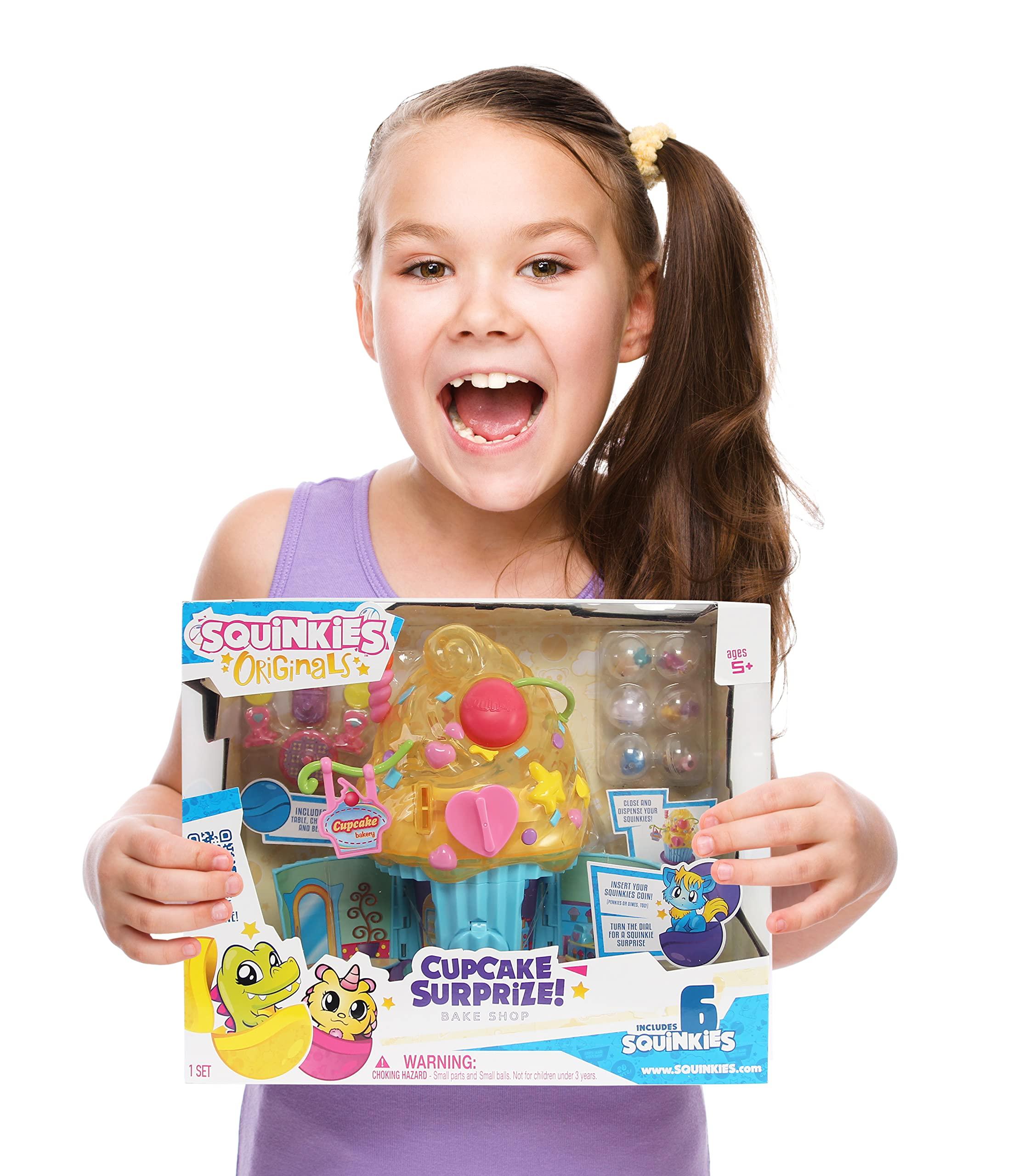 Squinkies Squinkies Original Cupcake Surprize | Squishies Bake Shop Vending Machine | 9 Squishy Toys Included