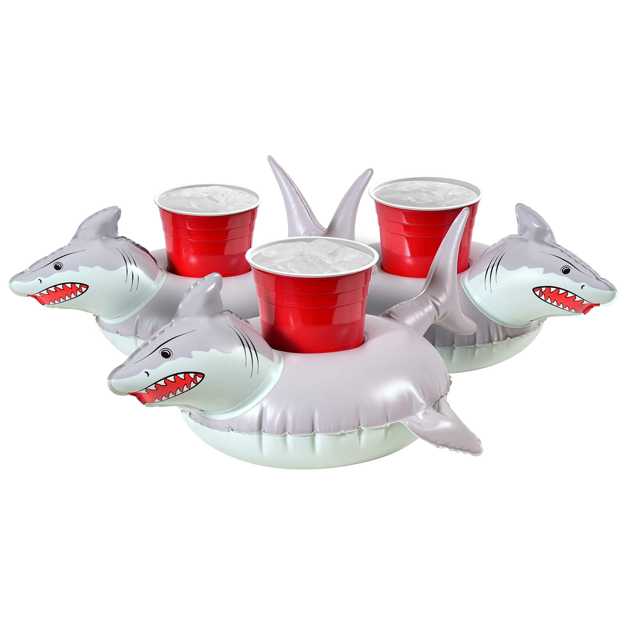 GoFloats GoFloats Inflatable Pool and Hot Tub Drink Holders (3 Pack) (Choose - Unicorn, Flamingo, Palm Tree and More)