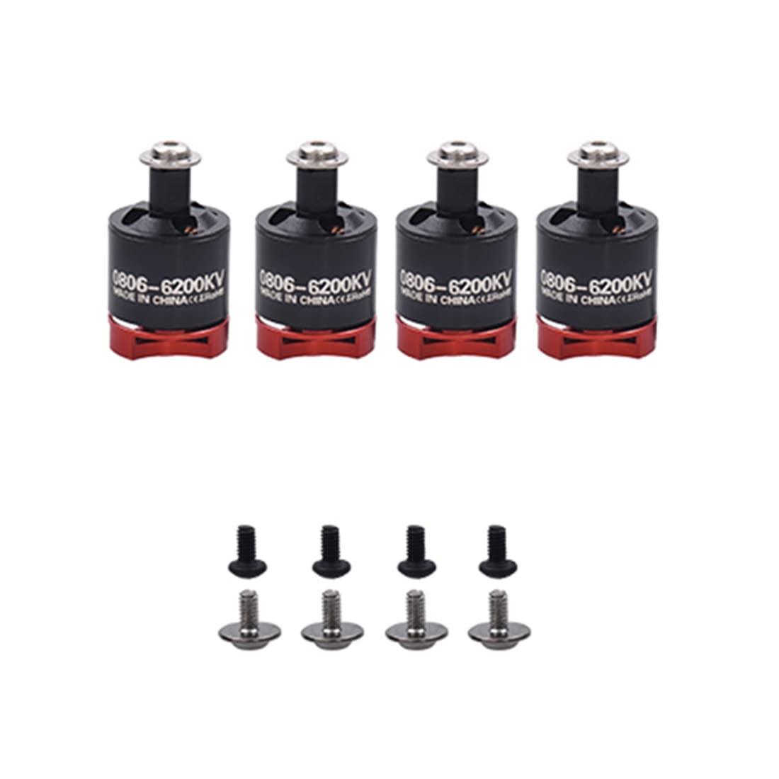 ToysCentral Basics Gemfan 0806 6200KV Brushless Mini Motor for Drone FPV Quadcopter RC Multicopter Model Accessory - (Color: 1x Motor)