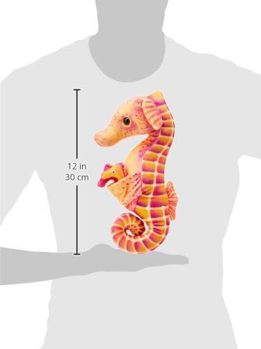 WILD REPUBLIC Wild Republic Seahorse Plush, Stuffed Animal, Plush Toy, Gifts for Kids, w/ babies 11.5 inches, Multicolor, 12\"
