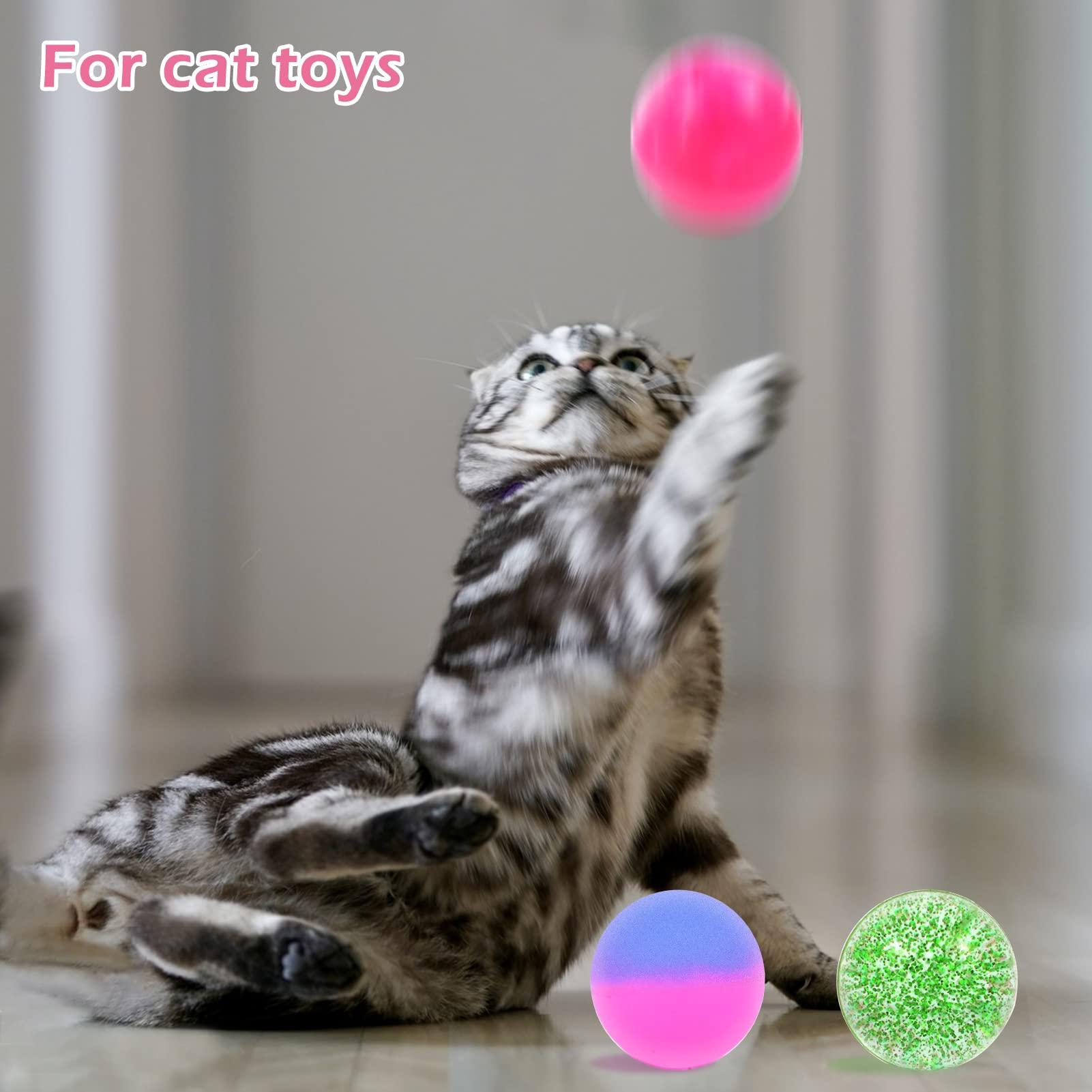 Mofuiry 30Pcs Small Bouncy Balls for Kids, 1 inch Rubber Bouncy Balls Bulk Small Rubber Balls Mini Bouncing Ball 25mm Assorted High Bounce Rubber Ball for Birthday Party Favors Bag Fillers Halloween Prizes