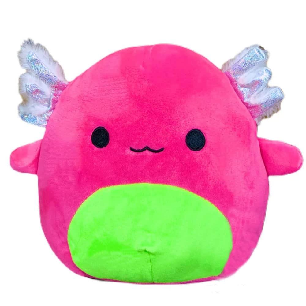 Squishmallow Squishmallow Official Kellytoy Plush Sea Life Squad Squishy Soft Plush Toy Animals (Archie Axolotl (Blacklight), 8 Inch)