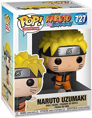 POP POP Naruto Shippuden - Naruto Uzumaki (Running) Funko Vinyl Figure (Bundled with Compatible Box Protector Case), Multicolor, 3.75