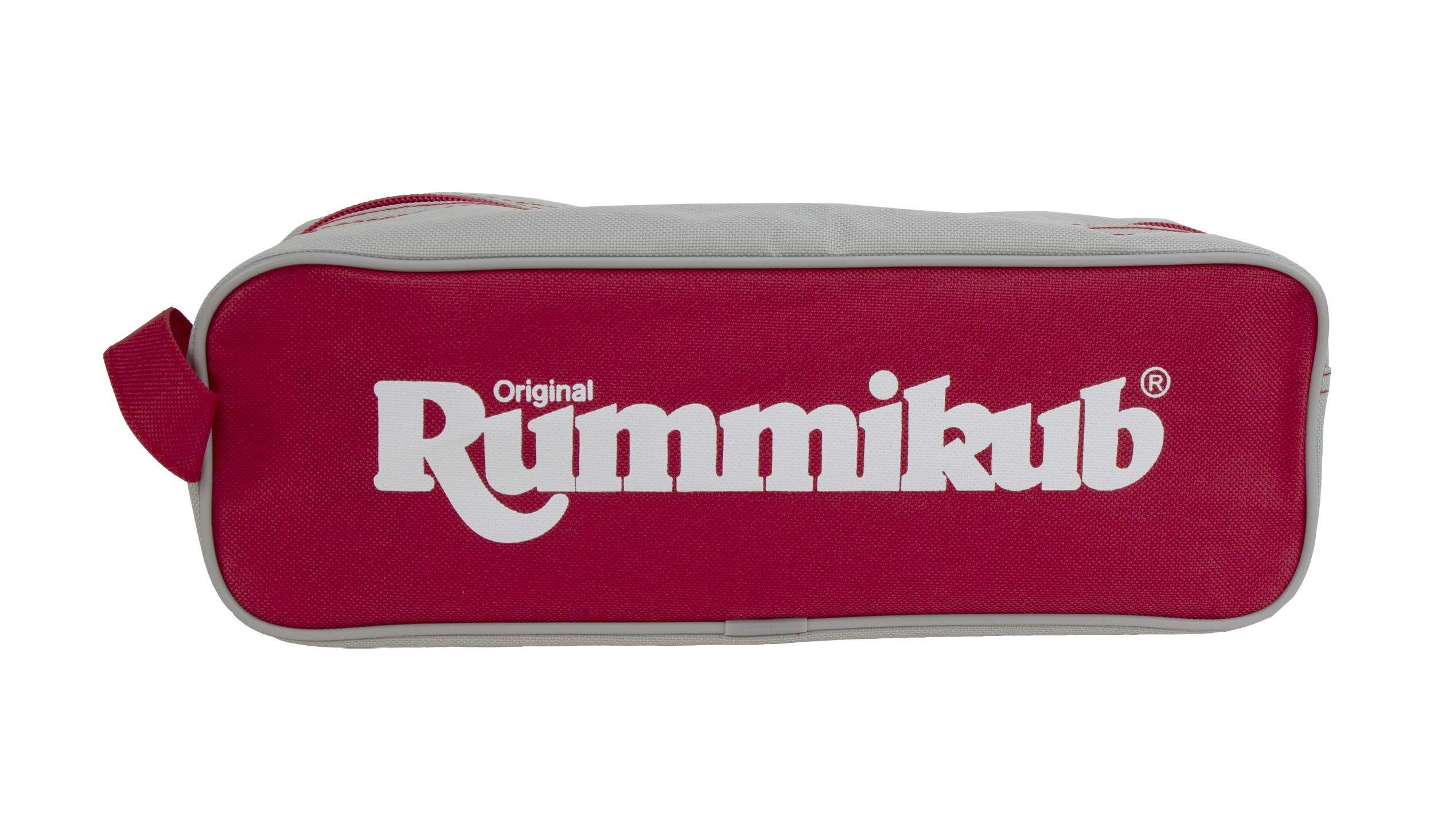 Pressman Rummikub - The Complete Original Game With Full-Size Racks and Tiles in a Durable Canvas Storage/Travel Case by Pressman - Amazon Exclusive