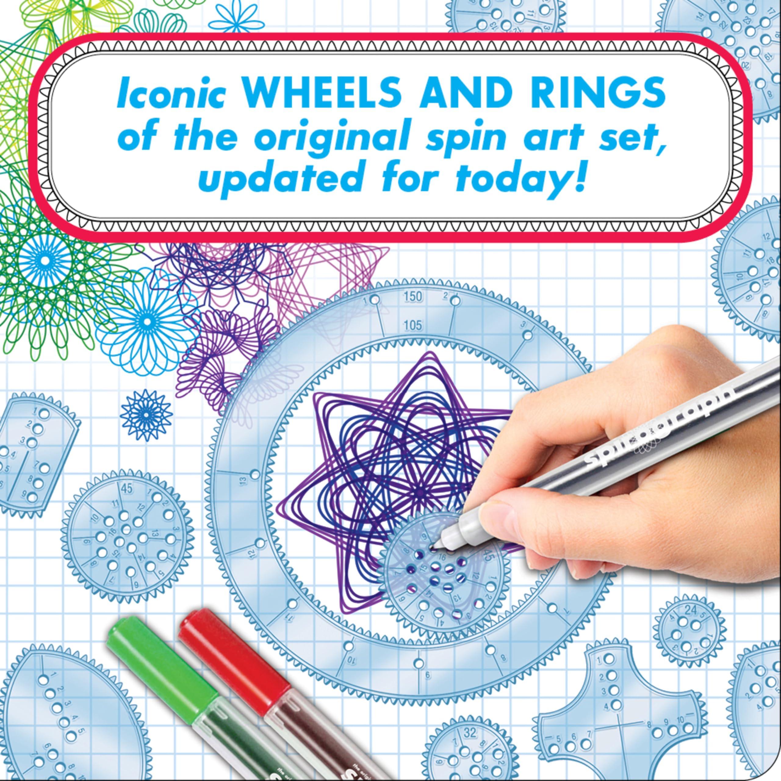 Spirograph Spirograph Deluxe Set Spiral Art Drawing Kit The Classic Way to Make Countless Amazing Designs For Kids Ages 8+