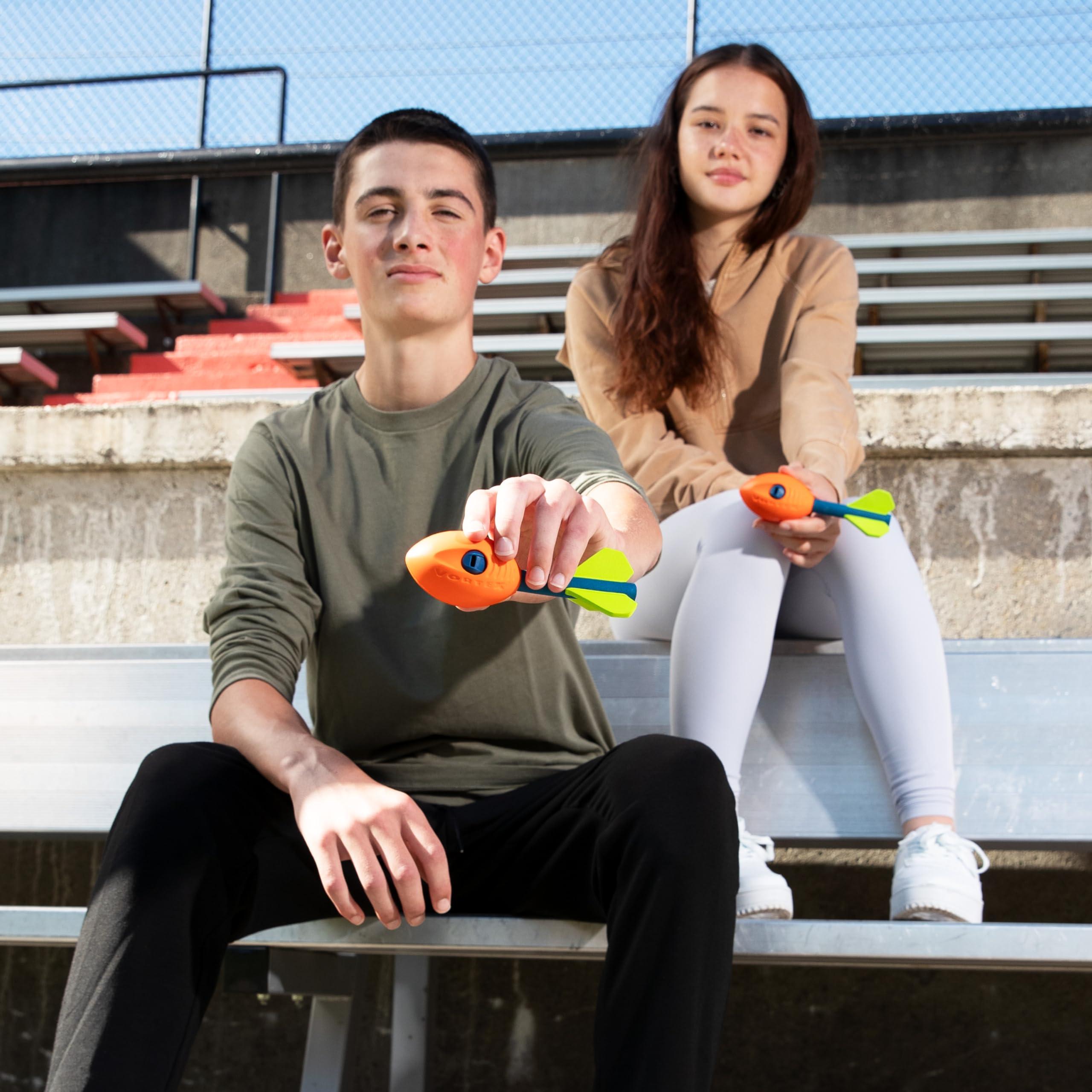 NERF NERF Vortex Mini Aero Howler Foam Football - NERF Soft Mini Vortex Football for Long-Distance Throws - Perfect for Pool + Beach Ball - Kids Aero Howler Whistle Foam Ball