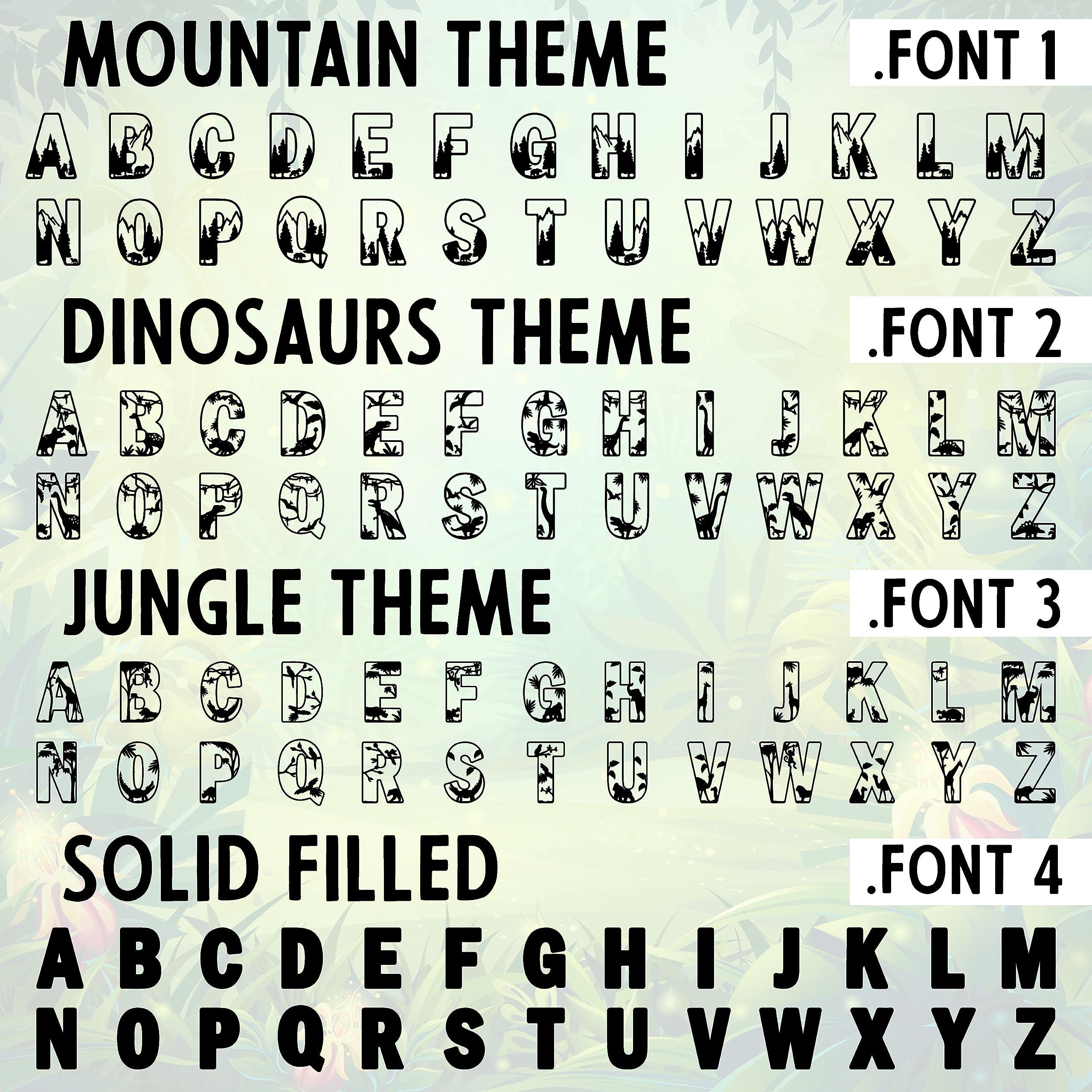 Lara Laser Works Personalized Wooden Letter Sign for Kids w/Name, Letters for Wall Decor - 15 Color, 4 Font Options - Custom Nursery Decor, Birthday Party Gift, Kids Room Decor, 10"X10" - 10 Letters