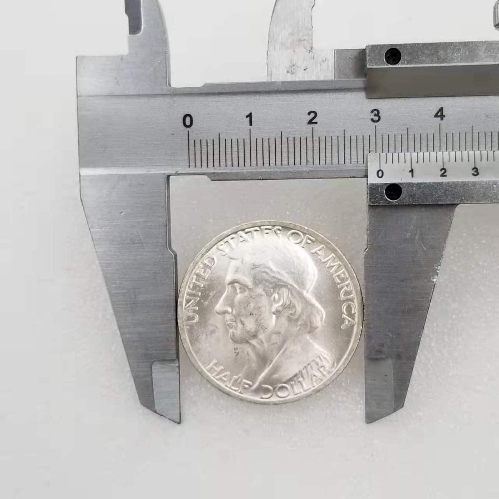 XIANGBINXUAN XIANGBINXUAN Antique Arts and Crafts United States USA1937 (1934) Silver Dollar Commemorative Coin Sliver Color Plated Commemorative Coin Badge Medal Souvenir Party Arts Gifts Souvenir