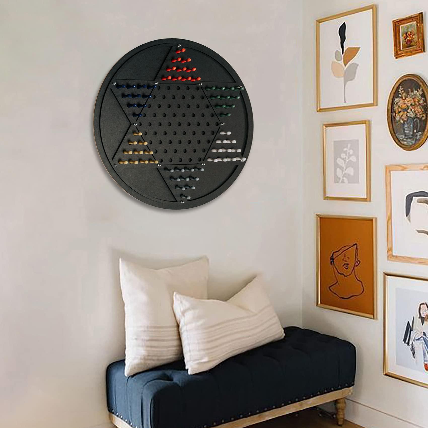 Archtwain Archtwain Chinese Checkers Wall Hanging Game Board