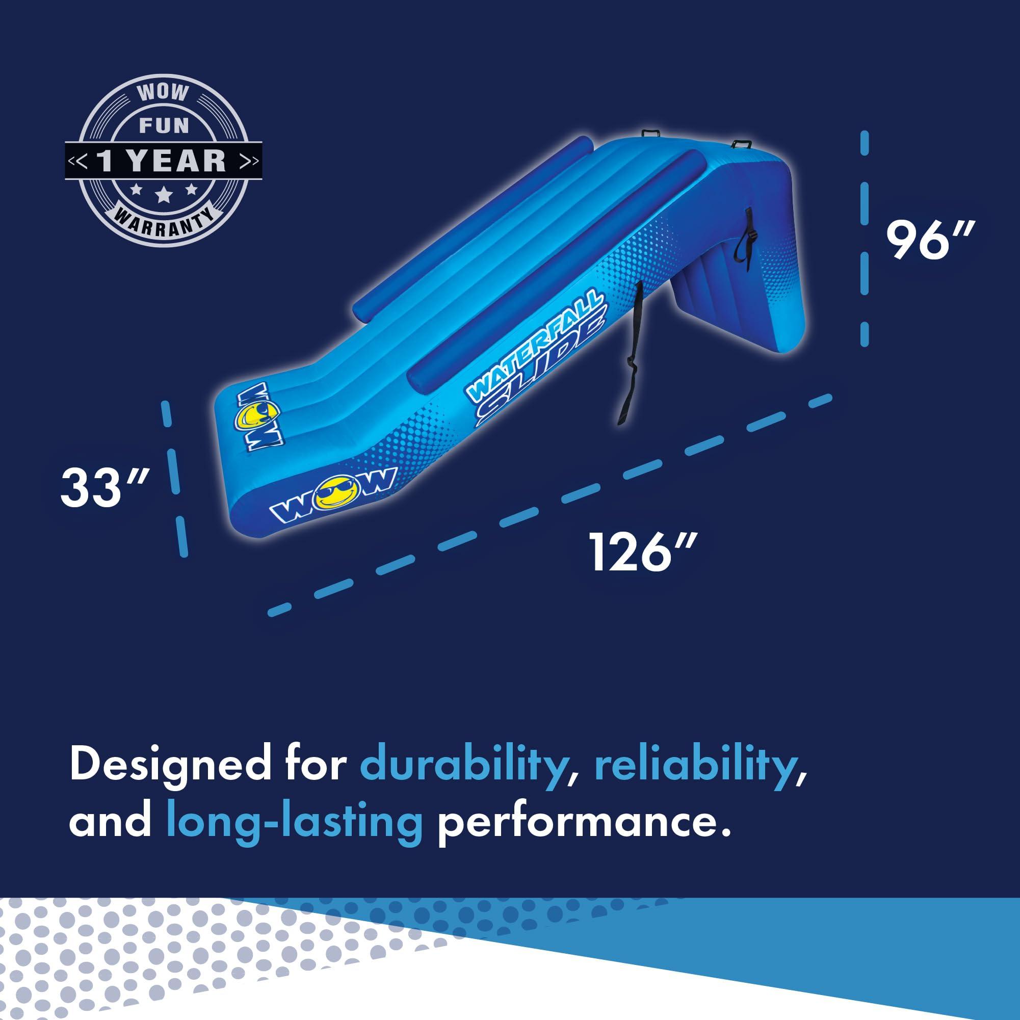 WOW Sports WOW Watersports 21-2070 Pontoon Waterfall Slide