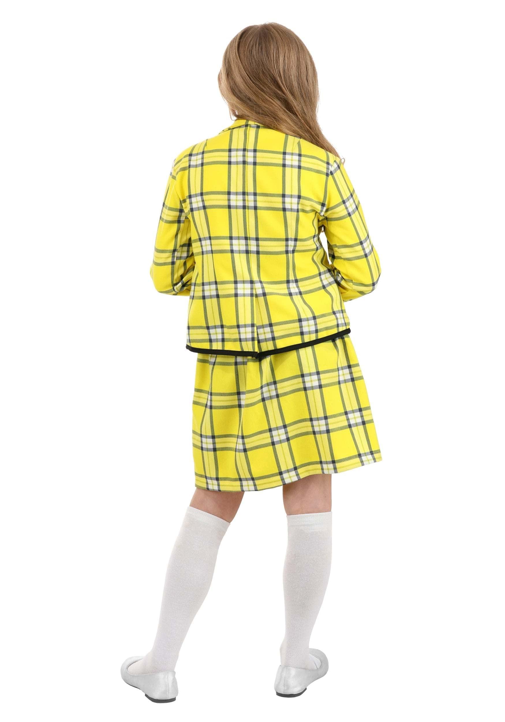 FUN Costumes Girls Clueless Costumes - Cher Horowitz & Dionne Dee Davenport Cosplay Outfits for Kids Yellow